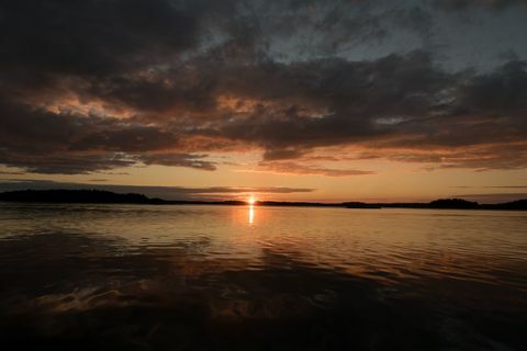 सुपरशी द्वीप - फ़िनलैंड - सूर्यास्त