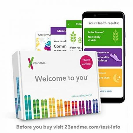 23andMe डीएनए टेस्ट - स्वास्थ्य + वंशानुगत व्यक्तिगत आनुवंशिक सेवा - इसमें स्वास्थ्य, कल्याण, वंशावली और अधिक पर 125+ रिपोर्टें शामिल हैं