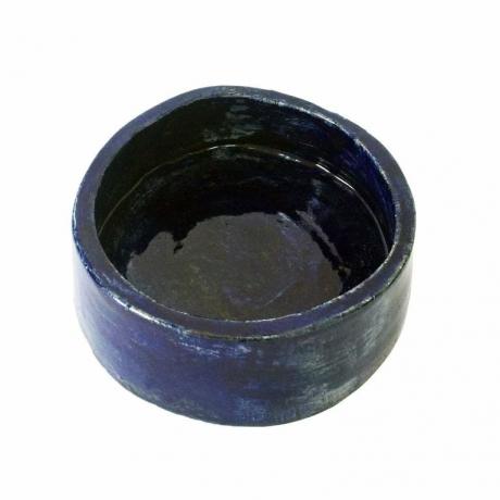 NAVY CERAMIC DOG BOWL £ 35 से - Fetch & Follow - Fetchandfollow.com